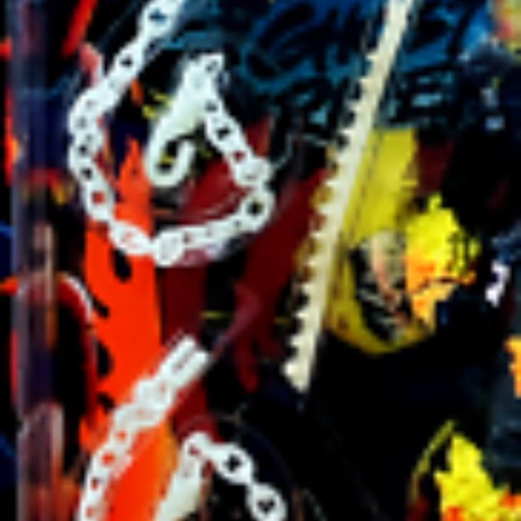 1995 Marvel GHOST RIDER-Flame Glow Features, Exploding Chest & Comic Book-Sealed - Picture 4 of 6